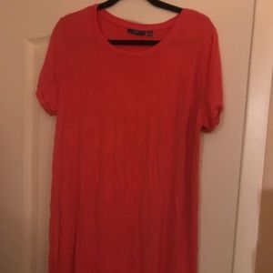 Apt 9 XL Orange T-Shirt Dress